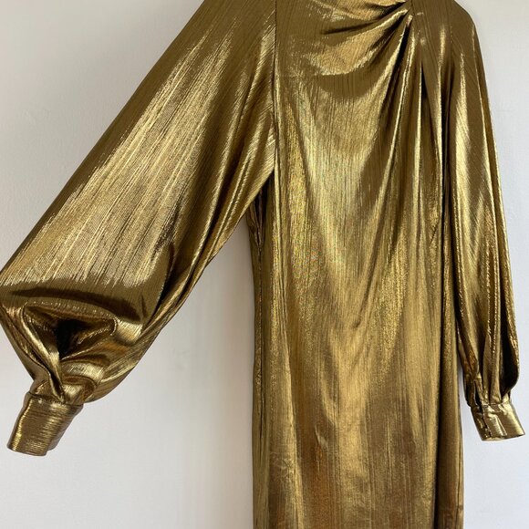 One 33 Social Gold Mini Dress Size 10 US - Picture 10 of 13